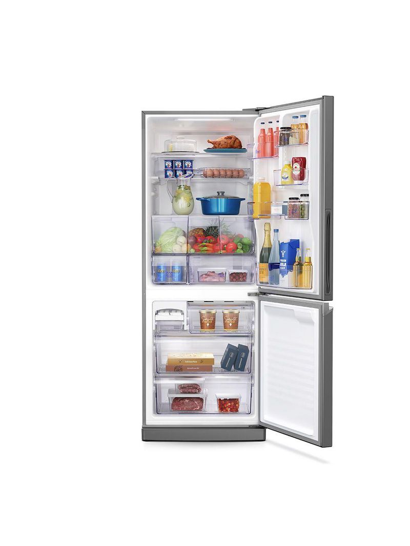 Geladeira Panasonic BB64 Aço Escovado Inverse Frost Free 460L Inverter A+++ NR-BB64PV1X 110V