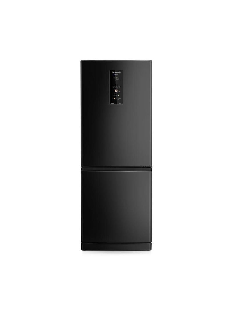 Geladeira Panasonic BB64 Black Inox Look Inverse Frost Free 460L Inverter A+++ NR-BB64PV1B 220V