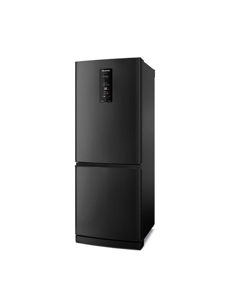 Geladeira Panasonic BB64 Black Inox Look Inverse Frost Free 460L Inverter A+++ NR-BB64PV1B 220V