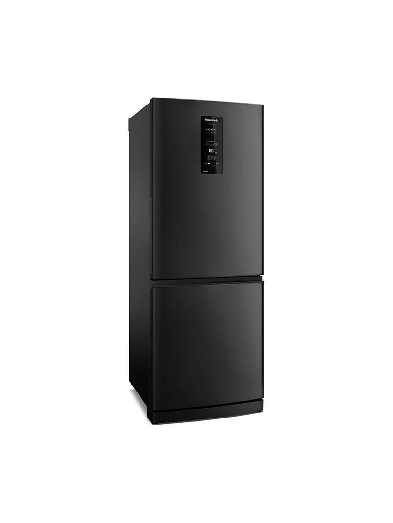 Geladeira Panasonic BB64 Black Inox Look Inverse Frost Free 460L Inverter A+++ NR-BB64PV1B 220V