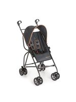 Carrinho de Bebê Capri Travel System Galzerano Ônix com Bebê Conforto Caramelo