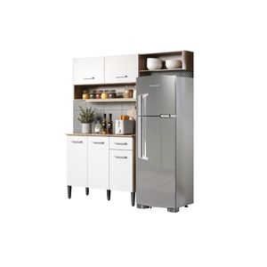 Armário Cozinha Compacta Arizona Tiny Carraro - Carvalho/branco Carvalho/branco