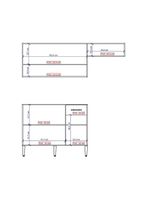 Armário Cozinha Compacta Arizona Tiny Carraro - Carvalho/branco Carvalho/branco