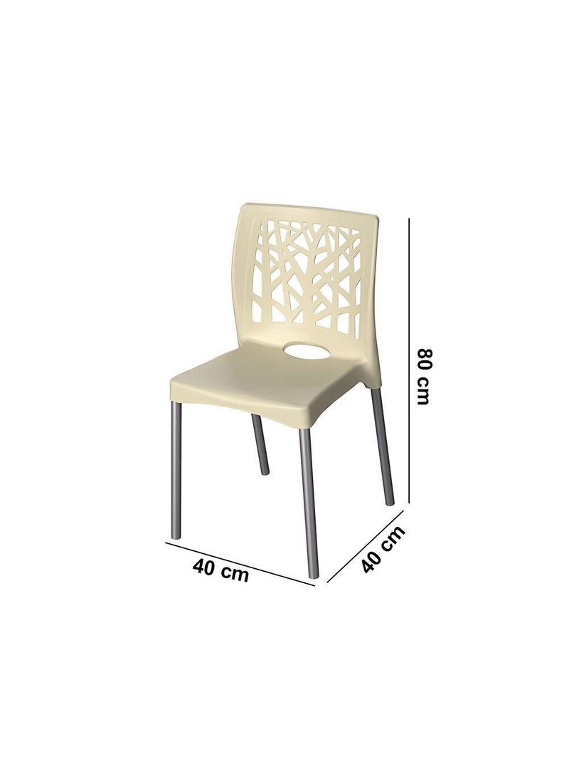Cadeira Nature Forte Plástico Bege
