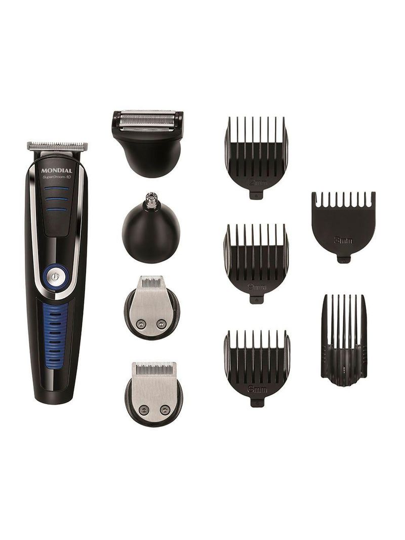 Aparador De Pelos Mondial Super Groom 10 Bg-03 Bivolt