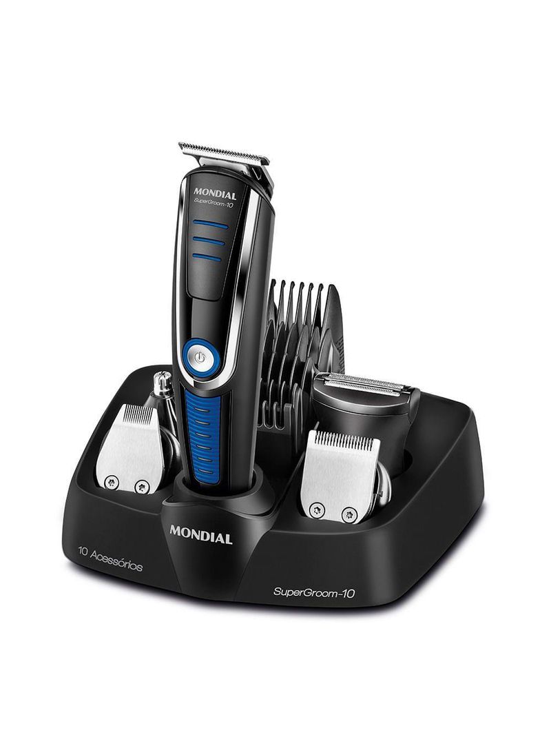 Aparador De Pelos Mondial Super Groom 10 Bg-03 Bivolt
