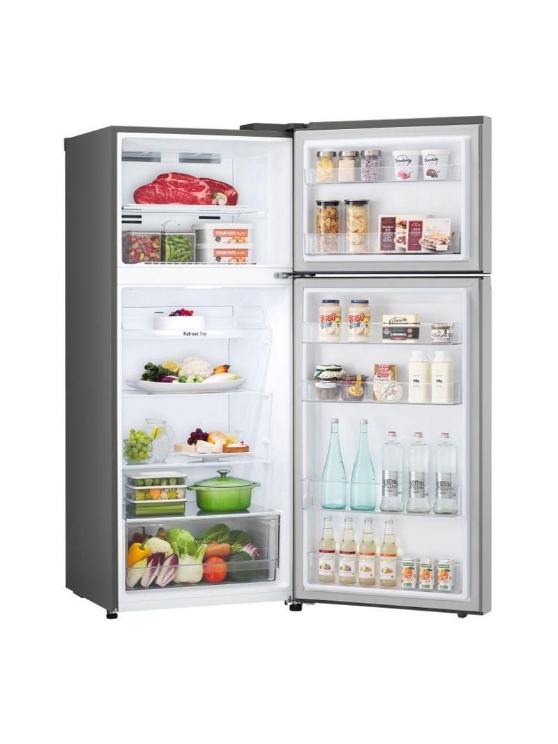 Geladeira LG Frost Free Inverter 375L Duplex Inox Look GN-B372PFM2 220V