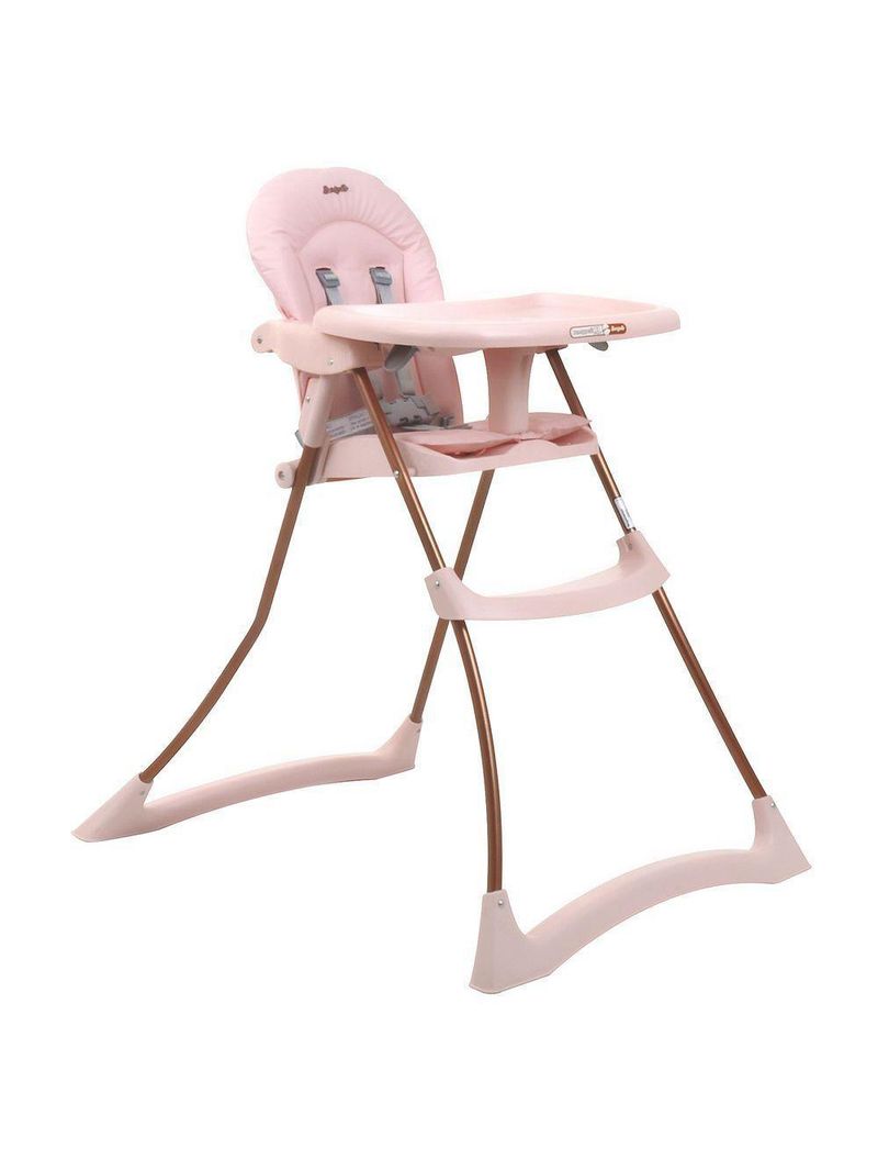 Cadeira de Alimentação Burigotto Bon Appetit XL 6 Meses Até 15 Kg - Mon Amour Rosa