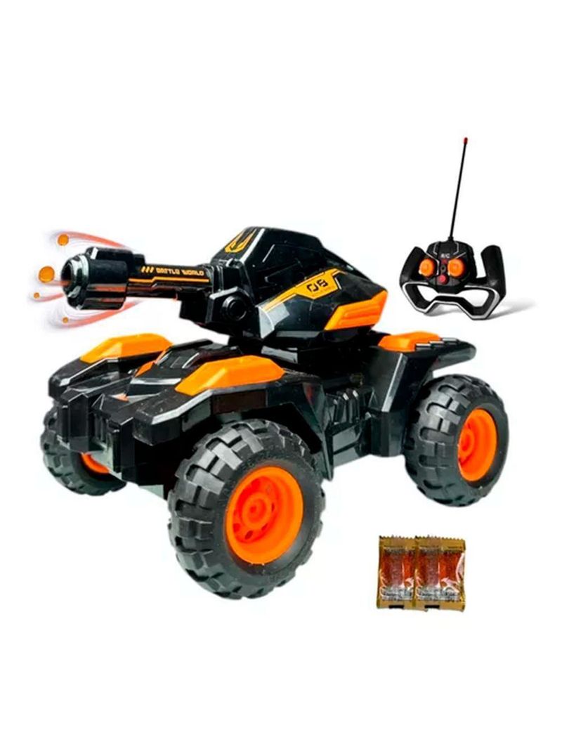 Carrinho Controle Remoto Tanque Bolinhas De Gel Ninho Boy