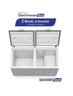 Freezer Horizontal Inverter Dupla Ação 417L - Metalfrio