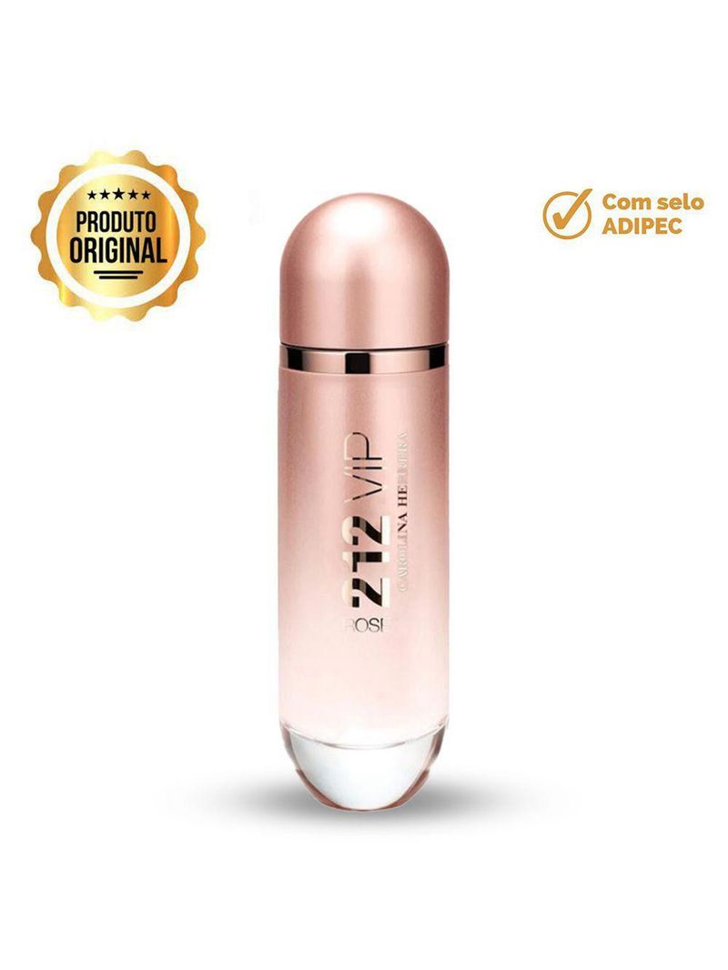 Perfume 212 Vip Rosé Carolina Herrera Eau De Parfum Feminino 125ml