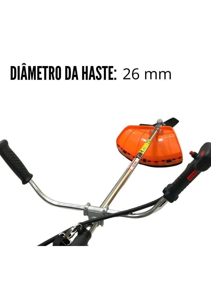 Roçadeira E Capinadeira A Gasolina Importway Iwrg2t63 Super Forte 3hp 63cc Maquina 5 Em 1 + Oleo Stihl 2t