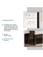 Armário Cozinha Compacta Arizona Tiny Carvalho/branco Carraro