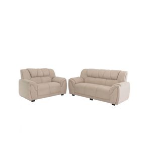 Sofa Parana Moscou 3 E 2 Lugares Bege