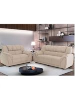 Sofa Parana Moscou 3 E 2 Lugares feito na cor Bege