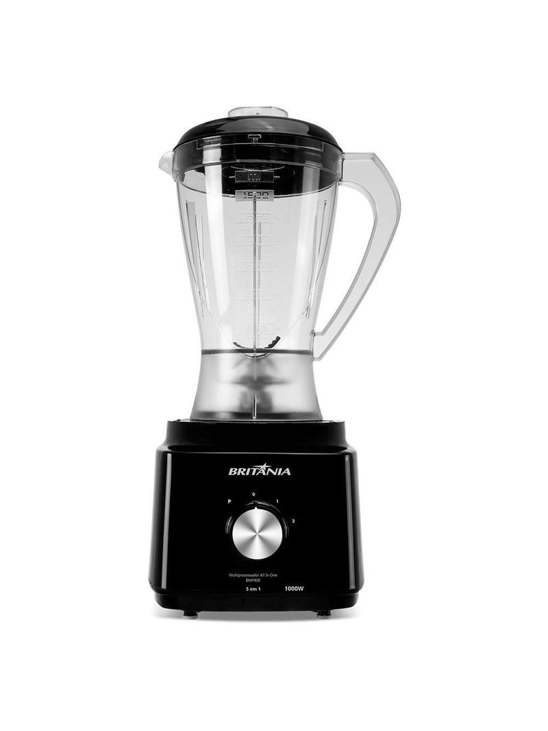 Multiprocessador De Alimentos BMP900P 2 Velocidades Britânia Preto 110V
