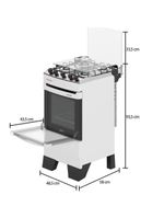 Fogão Mueller 4 Bocas Piacere Branco Bivolt