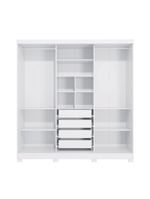 Guarda-roupa Casal 3 Por Reversiveis De Correr 3 Esp 4 Gav