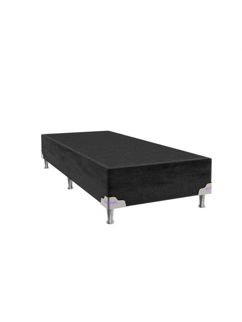 Base para Cama Box Solteirão 96x203x28 Sued Preto – Portobel
