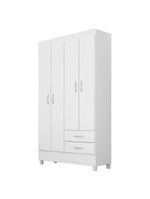 Guarda Roupa Infantil Astro Branco Brilho Rosa Flex – Demóbile