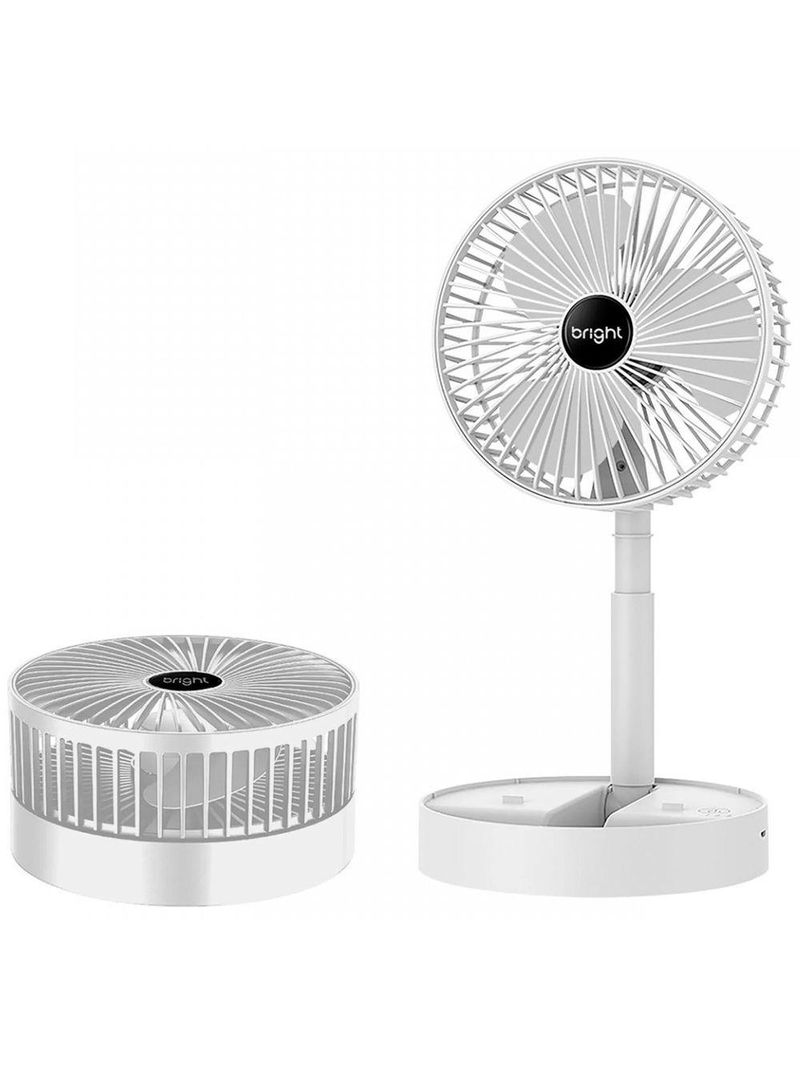Ventilador Portátil Recarregável Bright Vn002 Branco