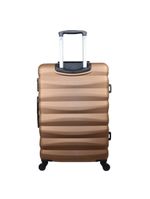 Mala de Viagem Media em ABS Yins 21089 Cadeado Integrado Rodas Giro 360º - Cobre - M