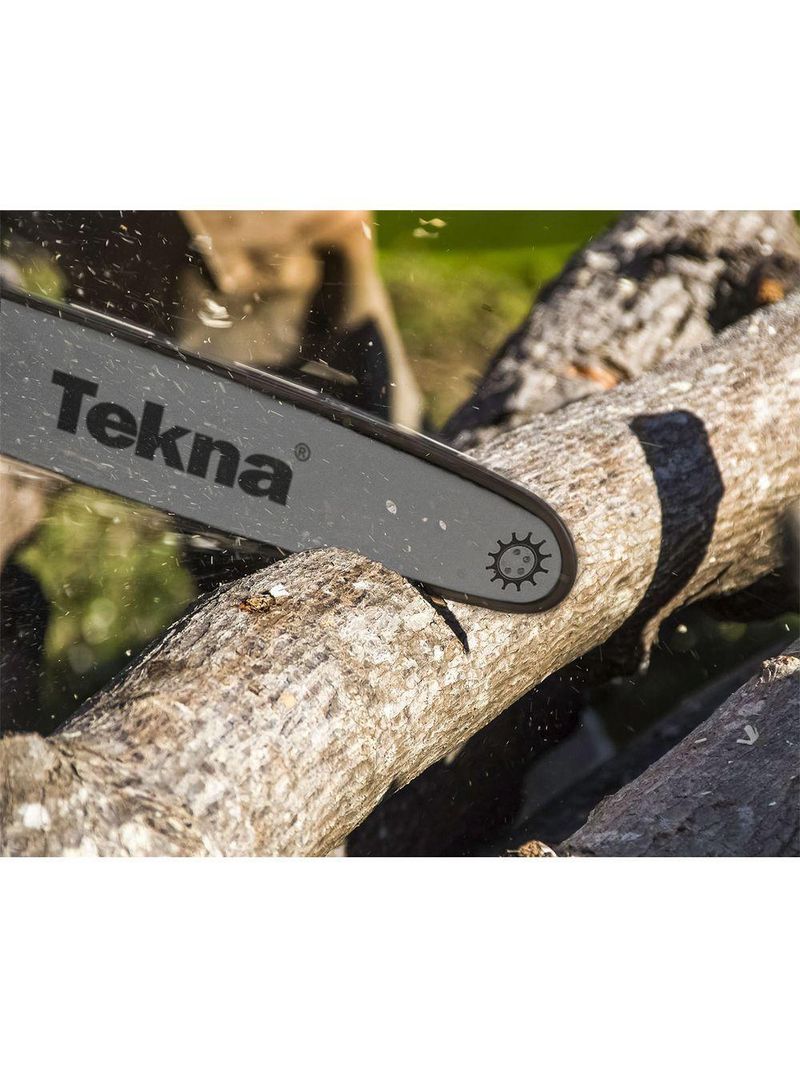 Motosserra Gasolina Tekna Cs58ac, 54cc, 2t, Corrente Oregon, Barra Tekna 20