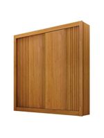 Guarda Roupa Solteiro 2 Portas Milano Cinamomo – Leifer Móveis