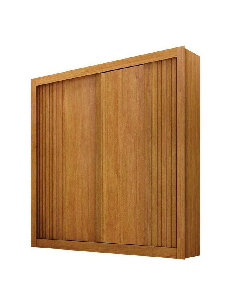 Guarda Roupa Solteiro 2 Portas Milano Cinamomo – Leifer Móveis