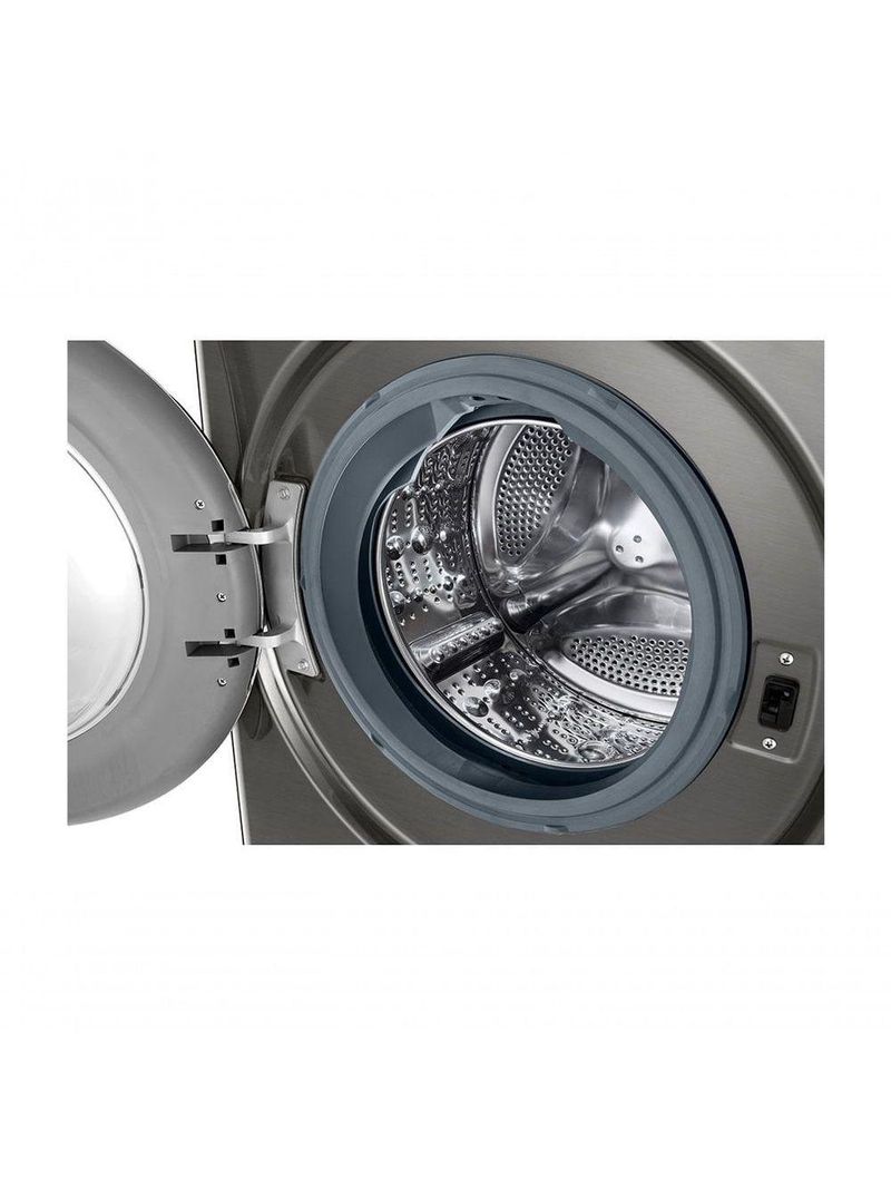 Lava e Seca Smart LG VC4 12kg Inox Look com Inteligência Artificial AI DD CV5012PC4A – 220V