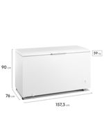 Freezer Horizontal Electrolux 513l Com Tecnologia Inverter H Branco 220 V