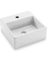 Cuba De Apoio Quadrada Ica1200 35x35 Branca C- Mesa Icasa