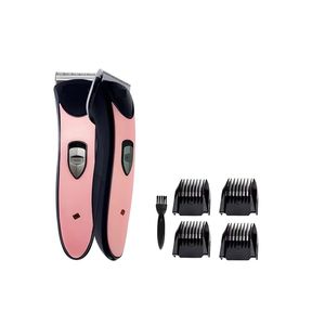 Máquina De Tosa Elétrica Aiker Ag-097 Para Cães Recarregável - Rosa
