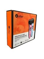 Máquina De Tosa Elétrica Aiker Ag-097 Para Cães Recarregável - Rosa