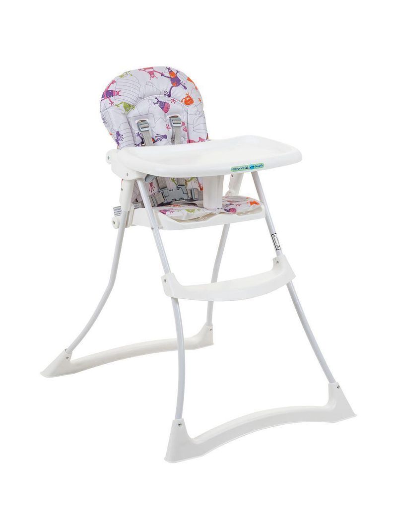 Cadeira de Alimentação Burigotto Bon Appetit Xl 6 Meses até 15 kg Monstrinhos Estampada