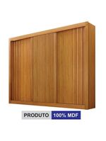 Guarda Roupa Casal 3 Portas Milano Cinamomo – Leifer Móveis