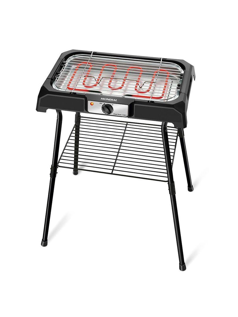 Churrasqueira Elétrica Mondial Grand Steak & Grill II CH-06 - 220V - Preto