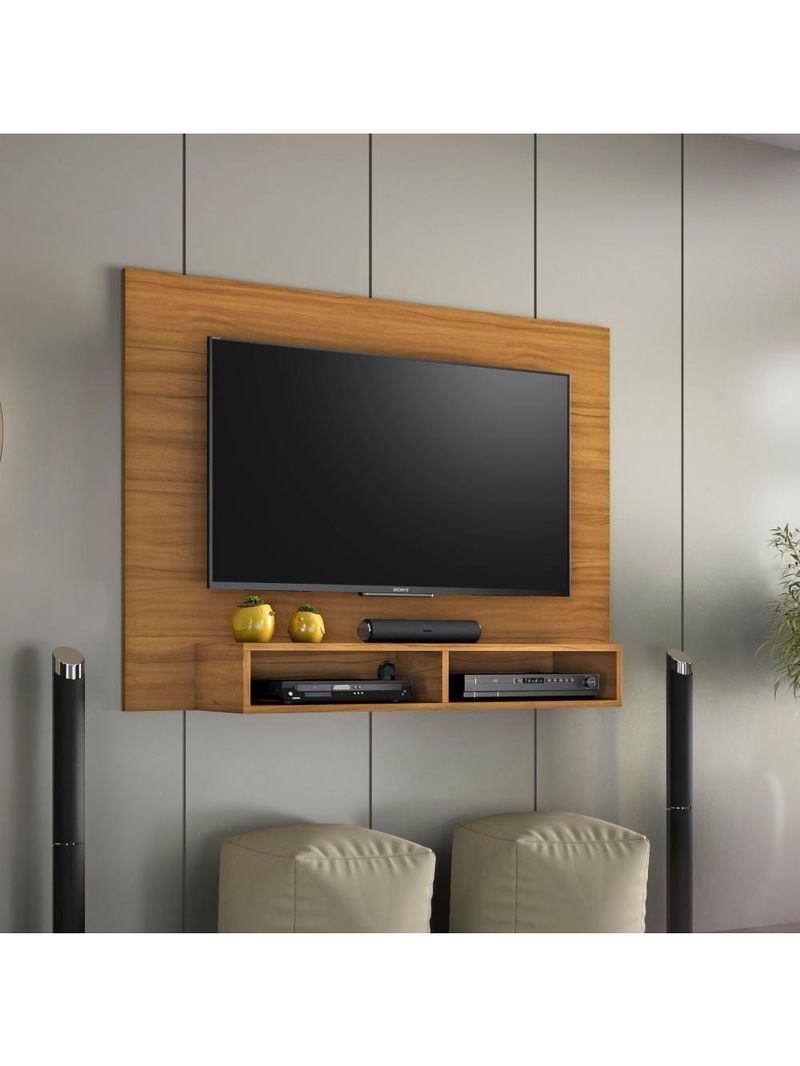 Painel Para Tv Até 49 Polegadas Com Nicho Eros Freijó Trend Notável Móveis Freijó Trend
