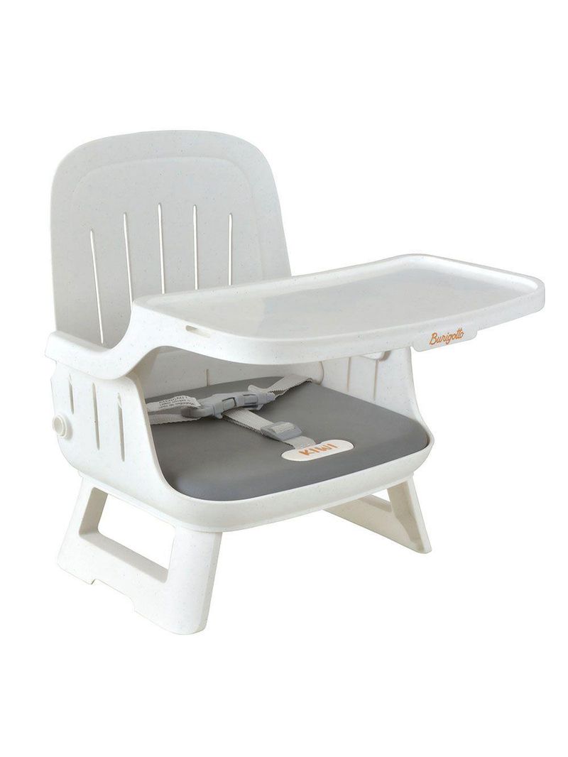 Cadeira Portátil de Alimentação Burigotto Kiwi de 6 Meses até 15 Kg Polar Branco