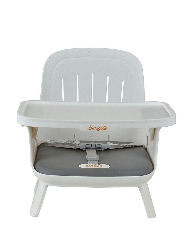 Cadeira Portátil de Alimentação Burigotto Kiwi de 6 Meses até 15 Kg Polar Branco