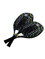 Kit 2 Raquetes de Beach Tennis Sand Spin Aloha Fibra de Carbono Azul