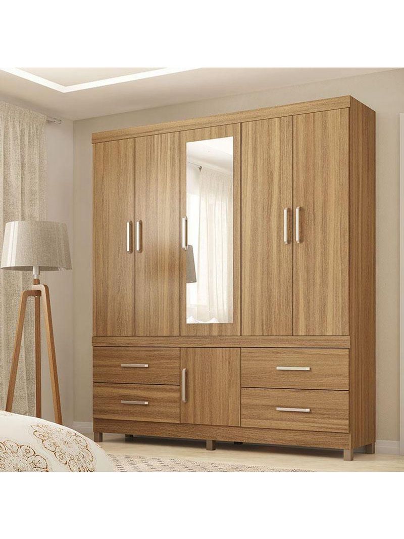 Guarda Roupa Casal Guarujá Amêndola Touch – Demóbile