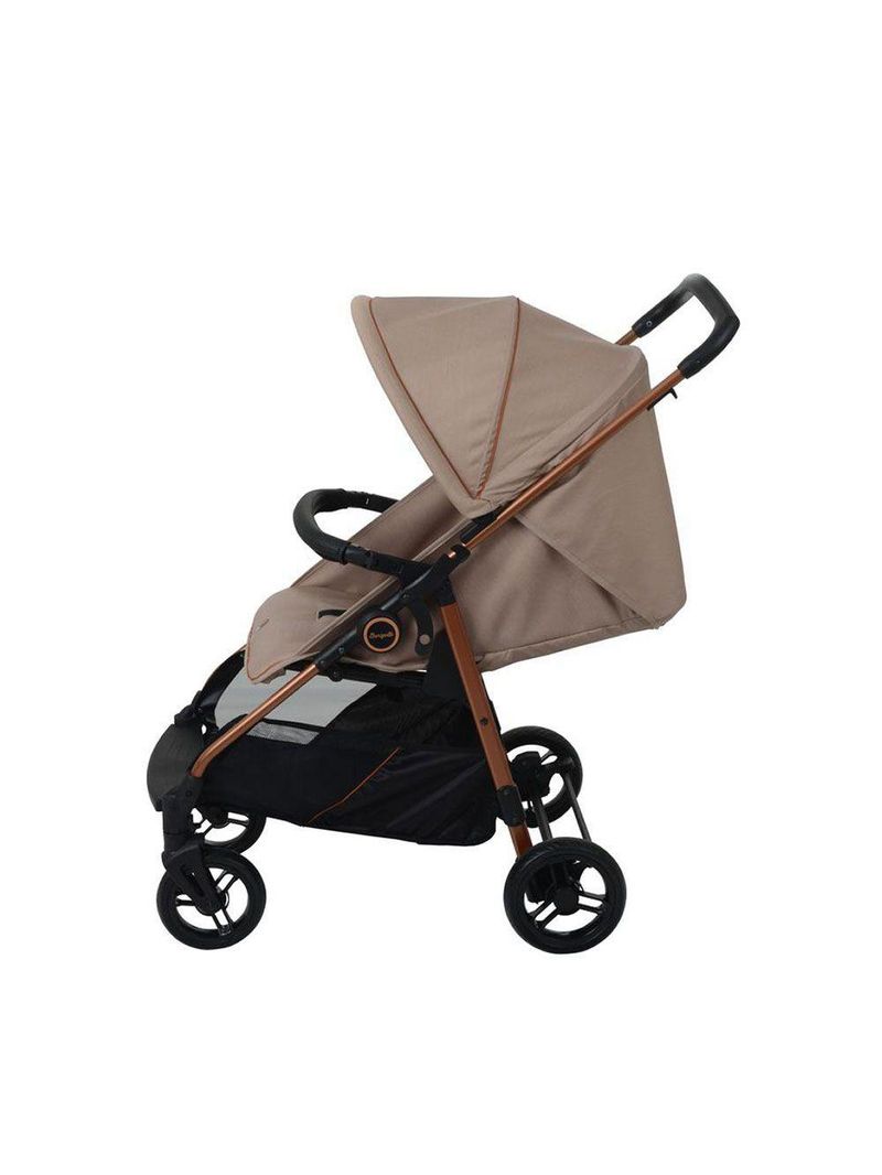 Carrinho de Bebê com Bebê Conforto Burigotto Travel System Lui e Materna Mon Amour – Bege