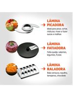 Multiprocessador Turbo Chef 5 em 1 Mondial MPN-01-B – 220V – Preto