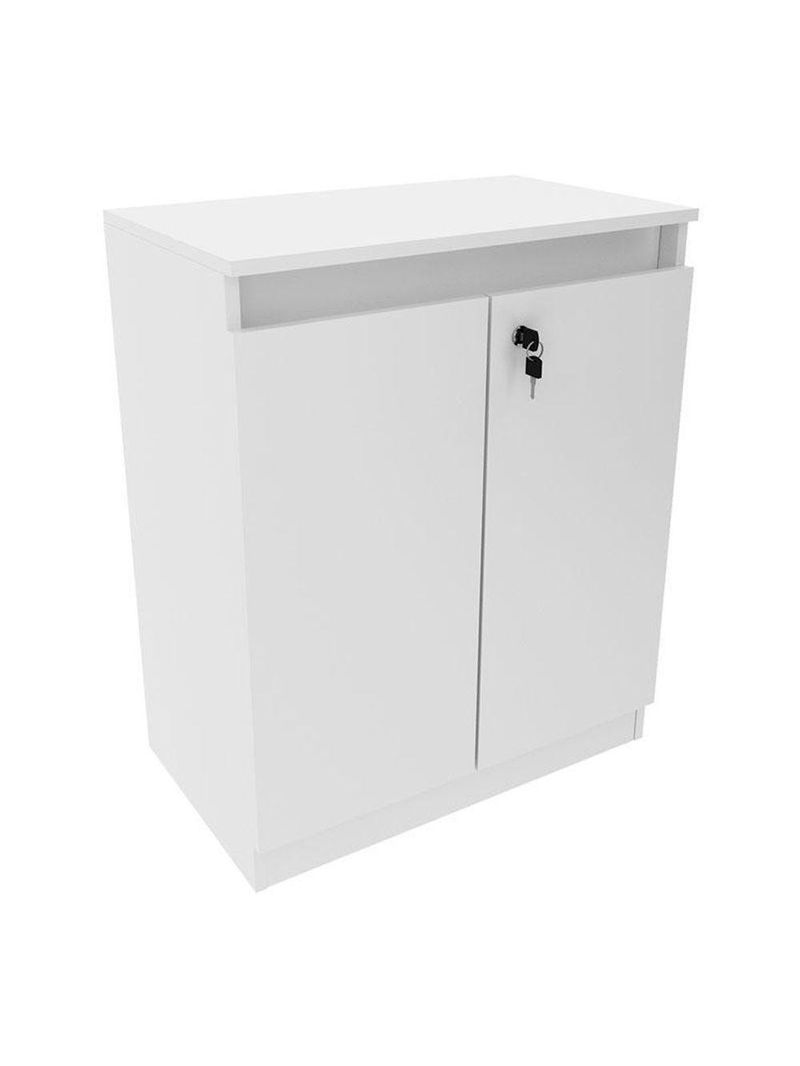 Armário Balcão Para Escritório Me4149 Branco - Tecnomobili