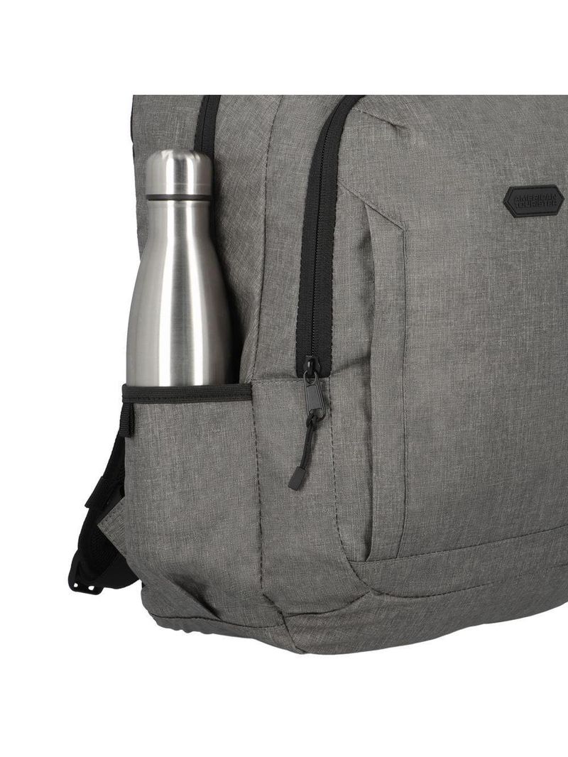 Mochila para Notebook em Poliéster American Tourister By Samsonite Newport Plus - Cinza e Preto