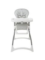 Cadeira de Alimentação Burigotto Merenda de 6 Meses a 36 Meses - Granito Prata