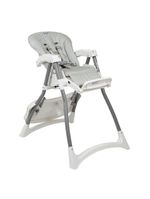 Cadeira de Alimentação Burigotto Merenda de 6 Meses a 36 Meses - Granito Prata