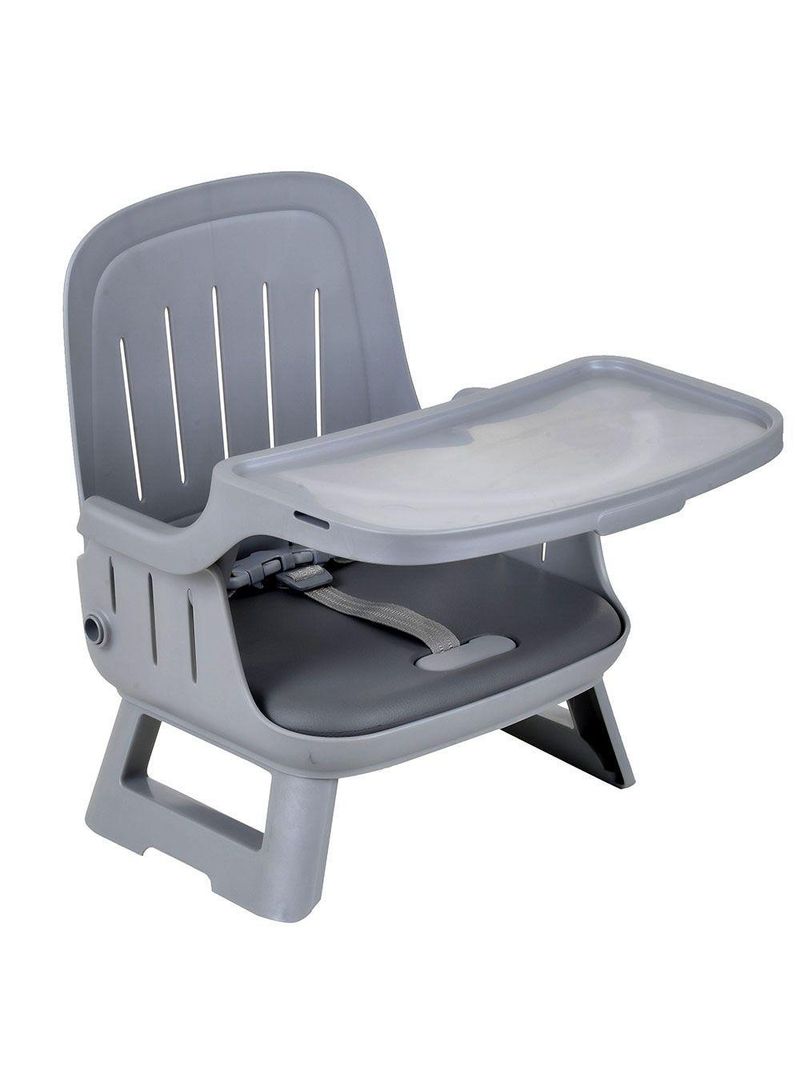 Cadeira Portátil de Alimentação Burigotto Kiwi de 6 Meses até 15 kg Cinza
