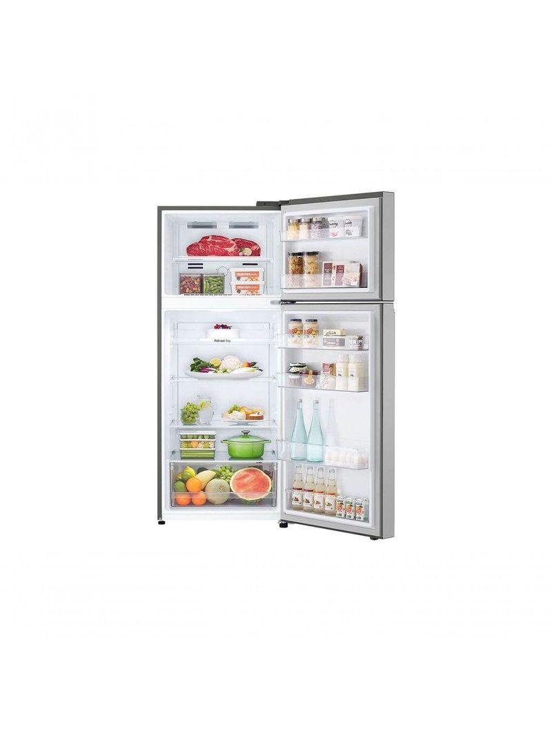 Geladeira LG Frost Free Inverter 375L Duplex Inox Look GN-B372PFMB 110V